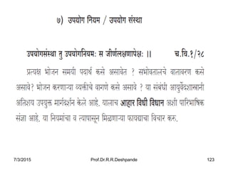 7/3/2015 Prof.Dr.R.R.Deshpande 123
 