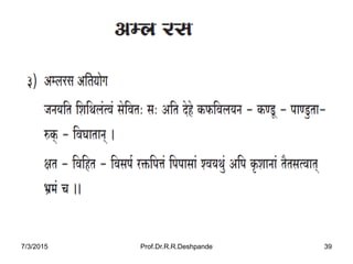 7/3/2015 Prof.Dr.R.R.Deshpande 39
 