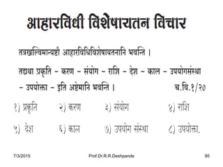 7/3/2015 Prof.Dr.R.R.Deshpande 95
 