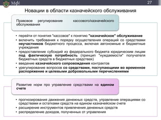 Основные новации новой редакции Бюджетного кодекса Российской Федерации
