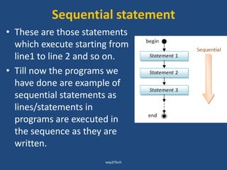 9. statements (conditional statements) | PPT