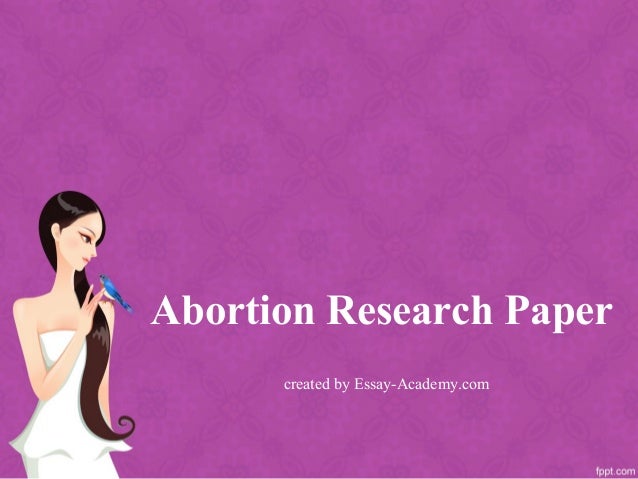 Term paper on abortion