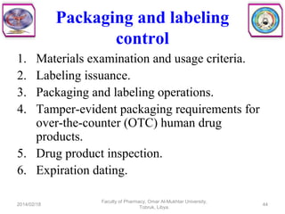 Good Manufacturing Practices for Pharmaceuticals | PPT