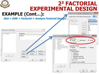 9. design of experiment | PDF