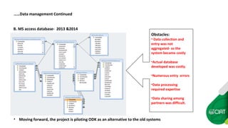 Data collection with farmers  in bean pest and disease management using  the Open Data Kit