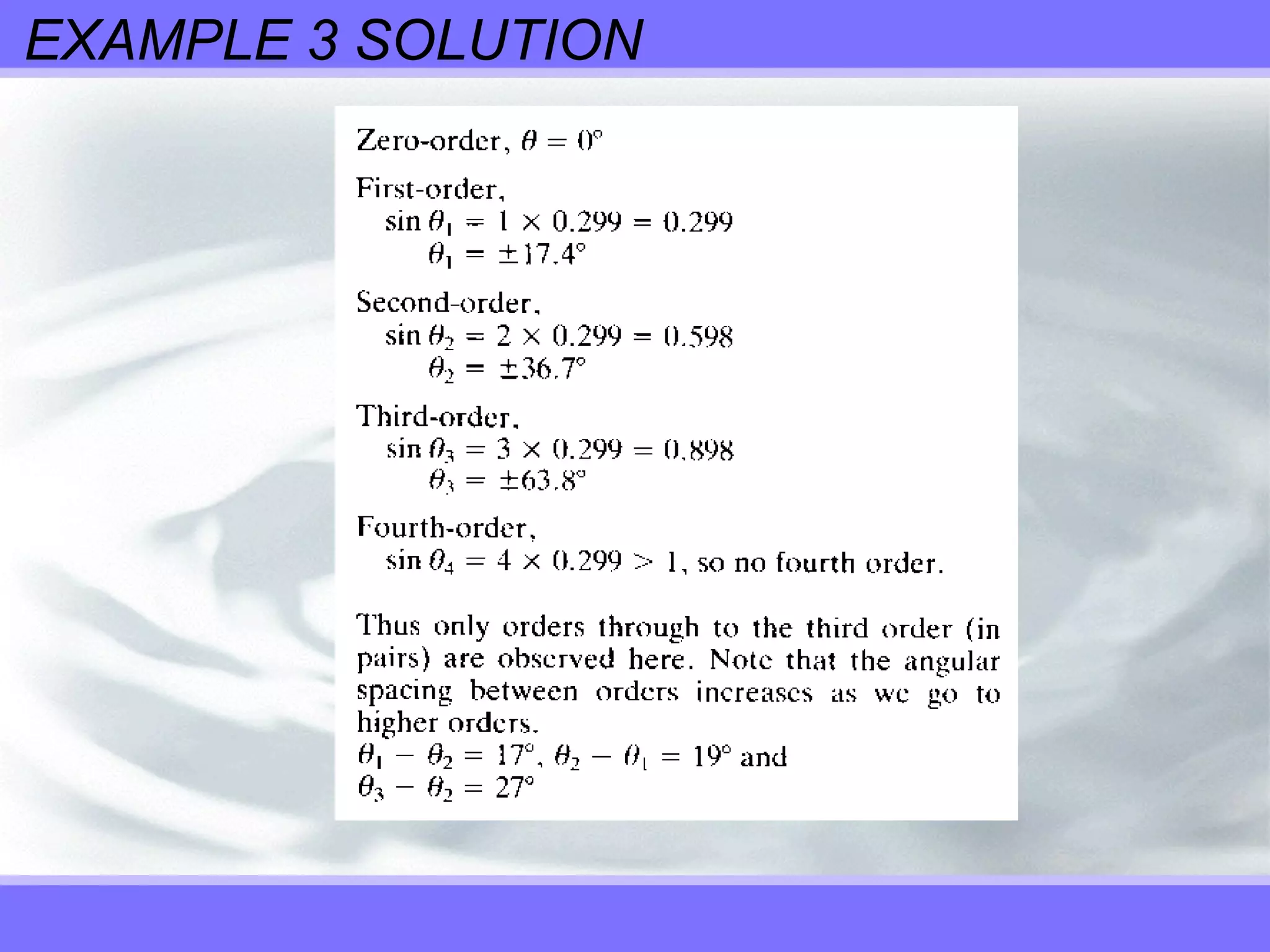 EXAMPLE 3 SOLUTION
 