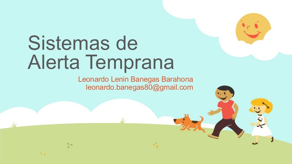 9. sistemas de alerta temprana