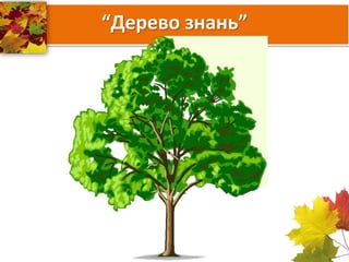 “Дерево знань”
 