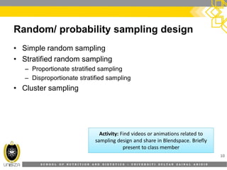 9. Selecting a sample | PDF