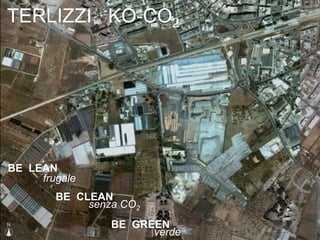 TERLIZZI KO-CO2
frugale
verde
senza CO2
BE CLEAN
BE GREEN
BE LEAN
 