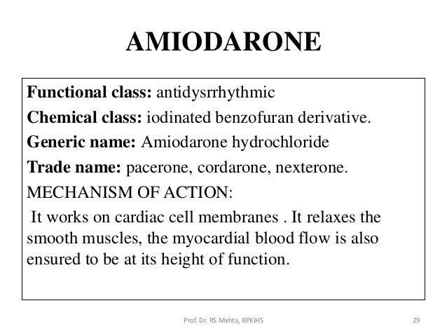 Amiodarone Hcl Indications