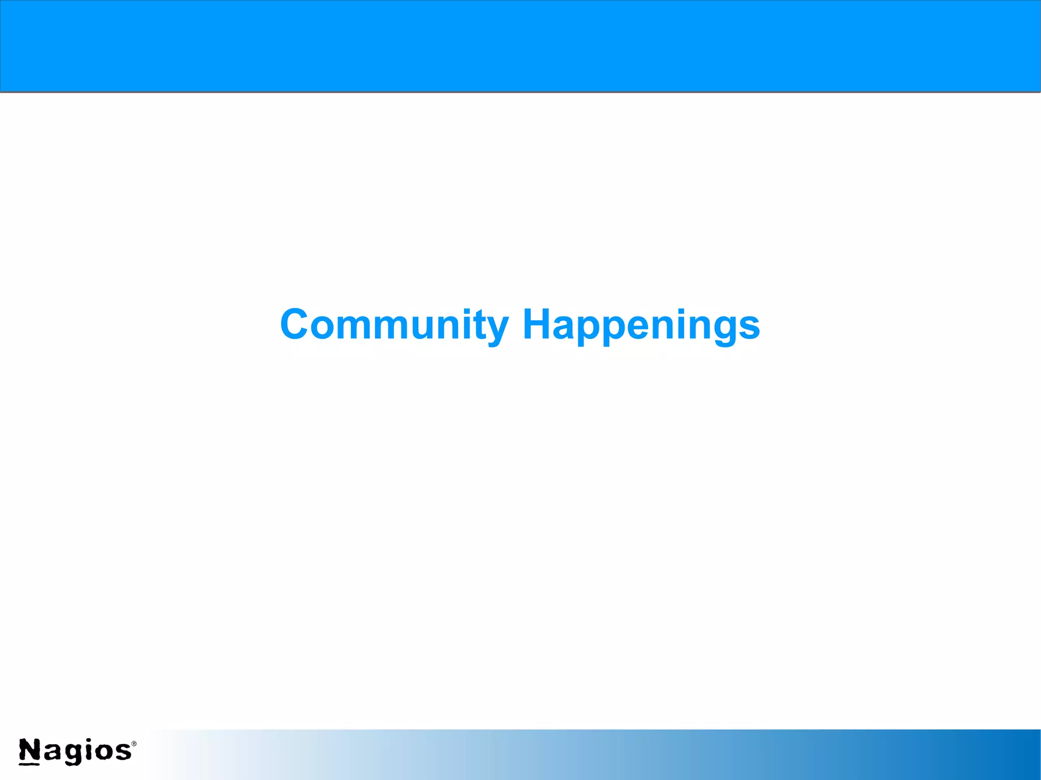 Community Happenings
 