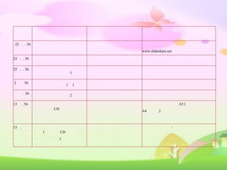 22 . . 56
www.slideshare.net
23 . . 56
25 . . 56
1
2 56 ( )
. 56 2
13 . 56
CD
A5 (
A4 2
15 .
( CD
)
/
 
