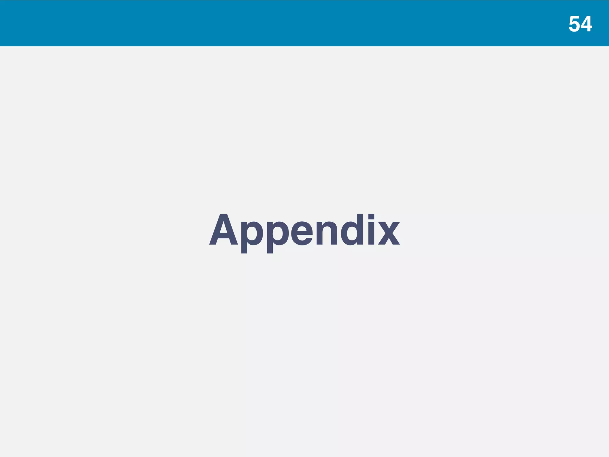 54
Appendix
 