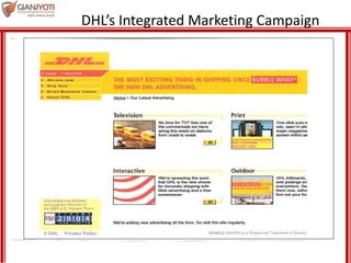 DHL’s Integrated Marketing Campaign
 