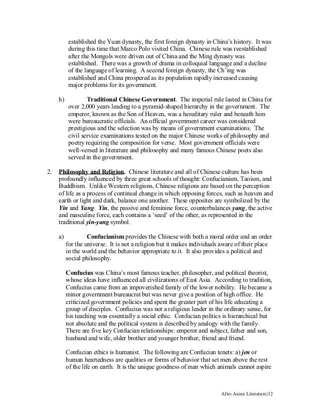 Paragraph about afro-asian country image