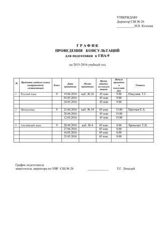 График Консультаций Гиа 9.Docx