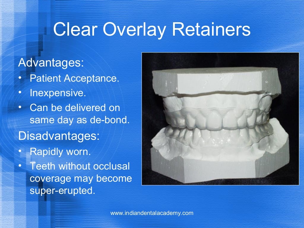 orthodontic finishing and retention