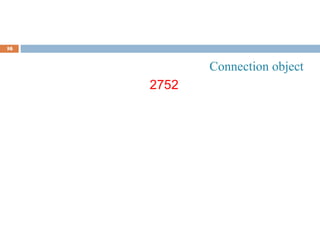 Connection object
2275
16
 