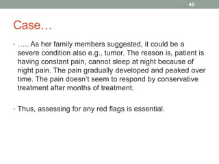 Clinical reasoning in physiotherapy | PPTX