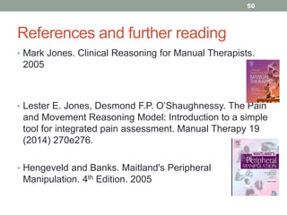 Clinical reasoning in physiotherapy | PPTX
