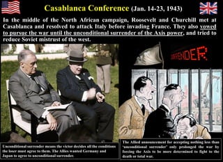 Major Events of WWII [power point] 1942 43 | PDF