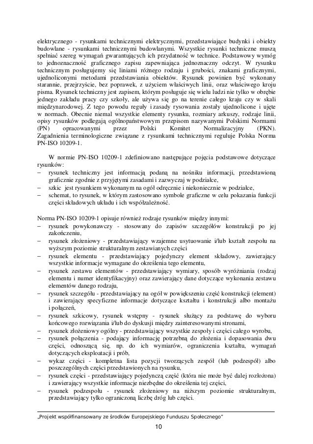 9 Posługiwanie Się Dokumentacją Techniczną