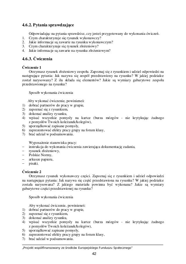 9 Posługiwanie Się Dokumentacją Techniczną