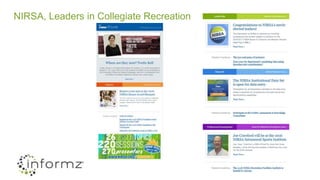 NIRSA, Leaders in Collegiate Recreation
 