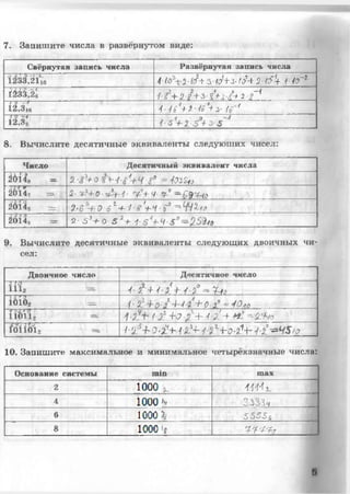 Информатика Рабочая Тетрадь 9 Класс Босова | PDF