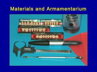 Materials and Armamentarium
 