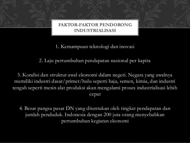 9 industrialisasi dan perkembangan sektor industri