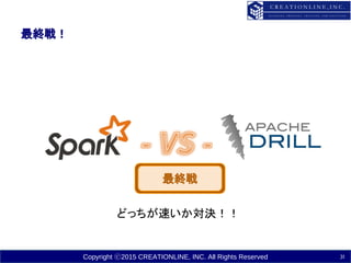 9/16 Tokyo Apache Drill Meetup - drill vs sparksql Slide 31