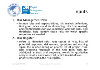 Project Risk Management | PDF