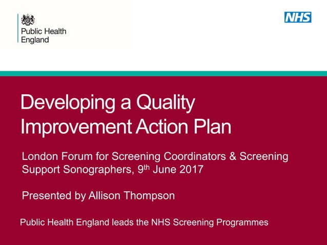 9. Developing a quality improvement action plan | PPT