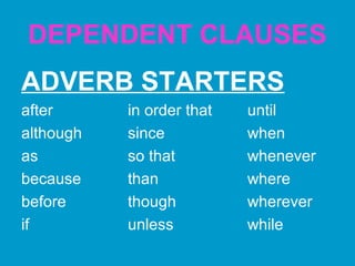 9. phrases and clauses | PPT