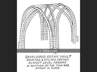 2. Ribbed vaults
 