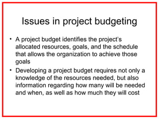 09. Project Cost Management