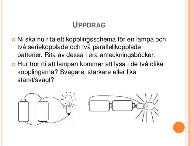 Seriekoppling parallellkoppling skillnad