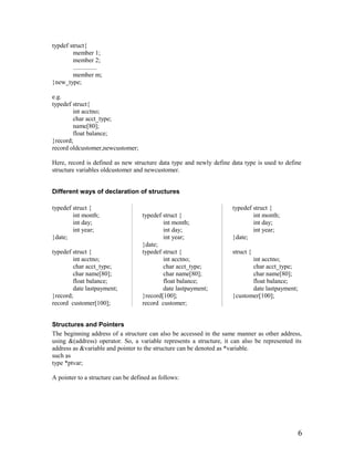 9.structure & union | DOC