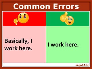 Common Errors | PPTX