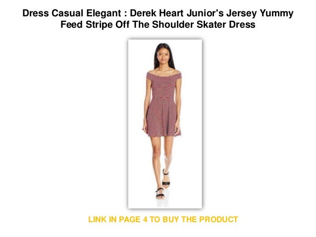 Derek Heart Juniors Stripe Knot Crop Over Dress