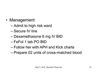High Risk Ward 9. obstetrical hemorrhage | PDF