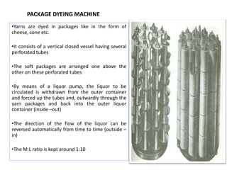 Dye Machine Container Design Dyeing machineries | PPTX