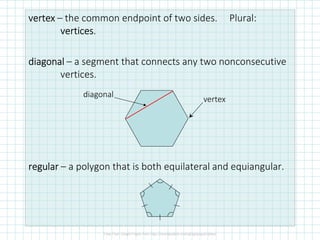 9.1 Properties of Polygons | PDF