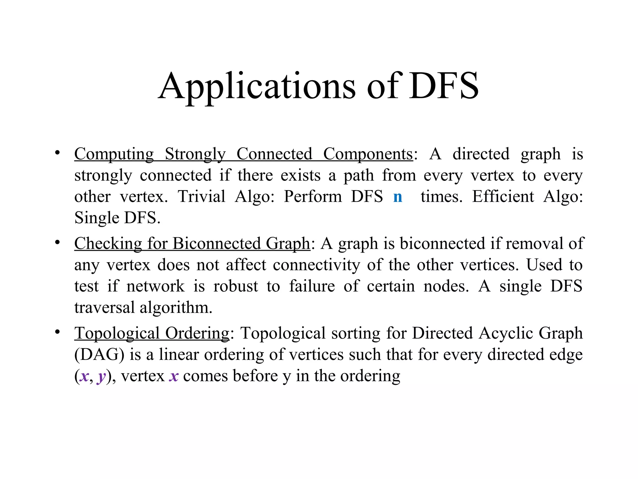 Graph traversal-BFS & DFS | PPT