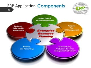 10
ERP Application Components
 