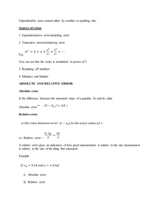 NUMERICAL METHOD | PDF