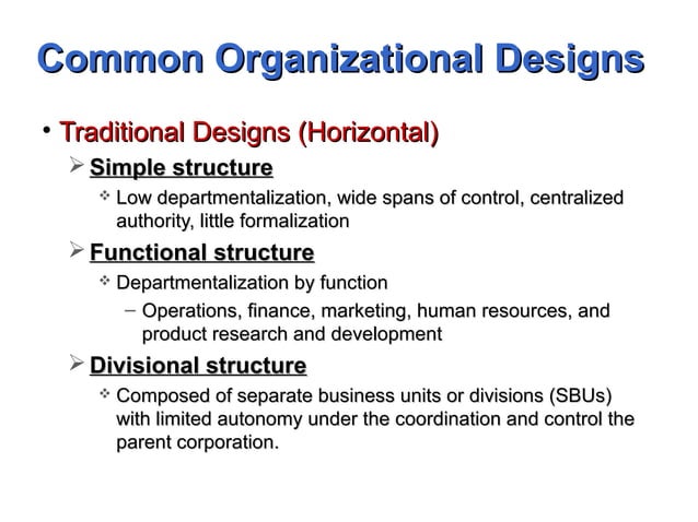 9. Designing organizations | PPT