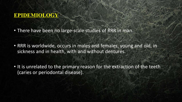 residual ridge resorption | PPTX | Bone and Joint Conditions | Diseases ...